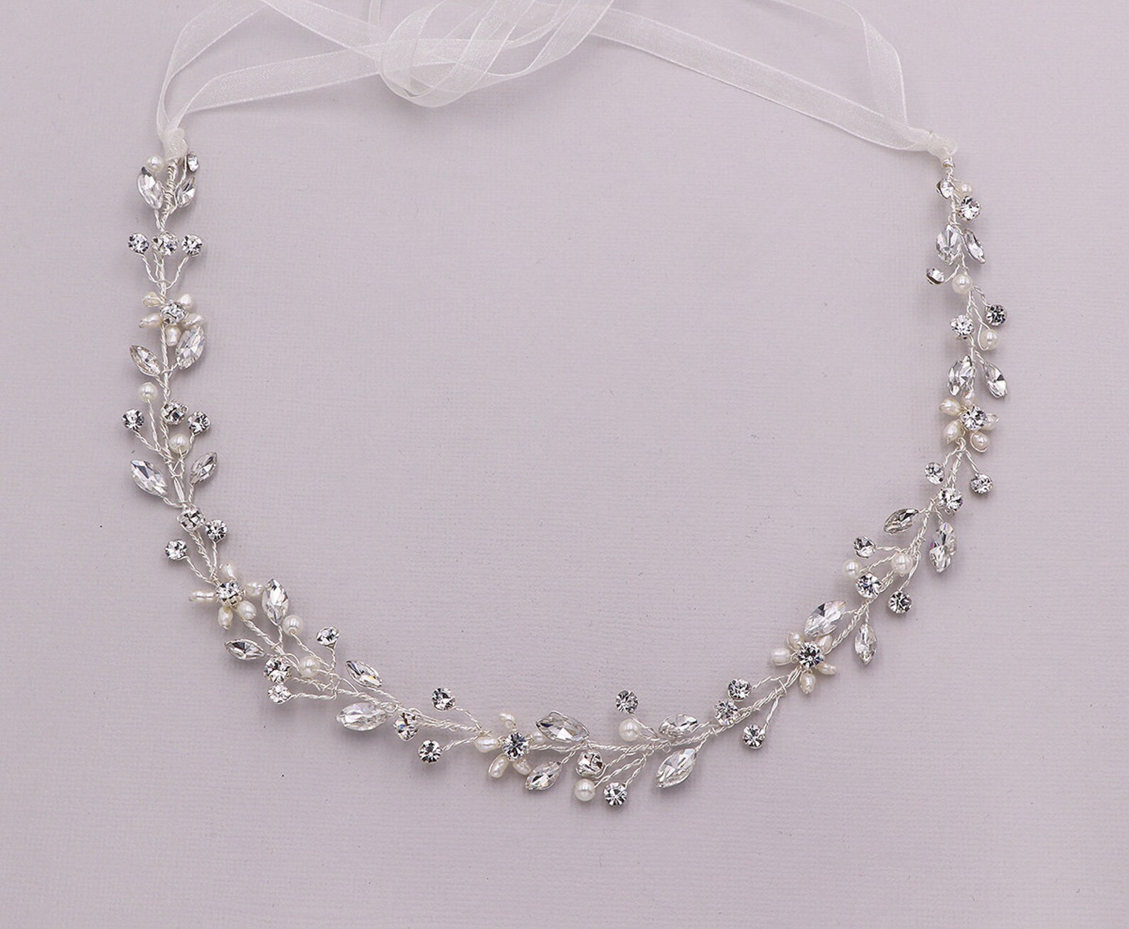 bridal vine headpiece
