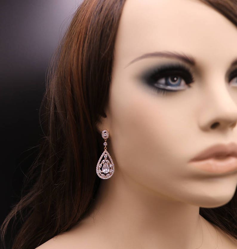 Savannah Silver Jewelry Set Wedding Earrings cubic zirconia necklace set bridal jewelry Bridal Jewelry Set Silver