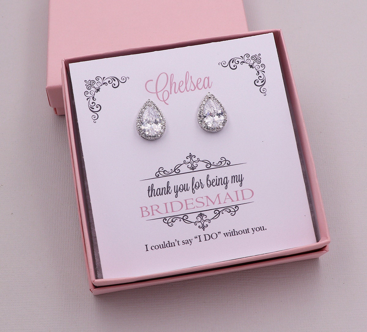 elegant bridesmaid earrings