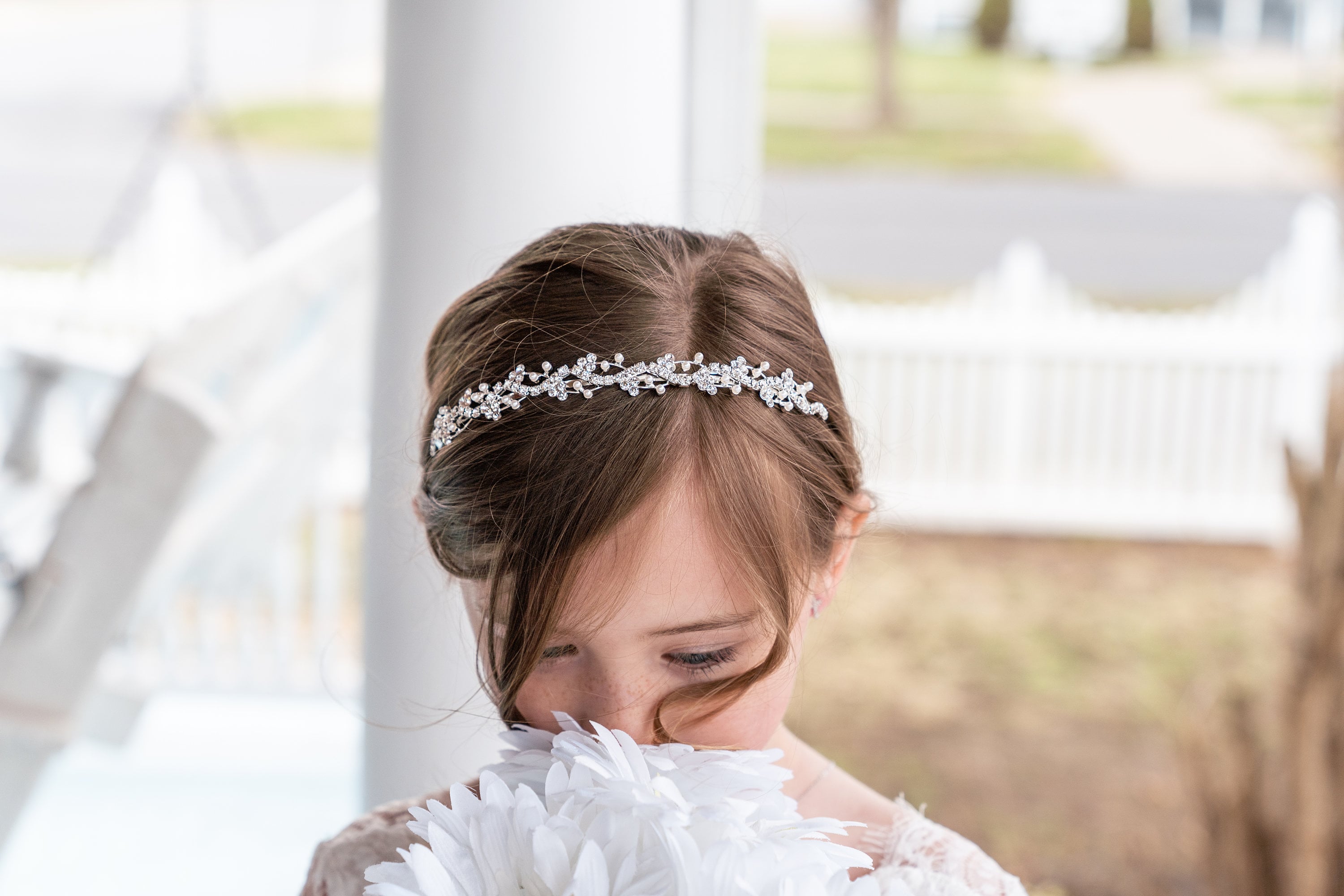 Flower Girl Headband Headpiece Flower Girl Tiara Flower Girl - Etsy Flower Girl Headband Headpiece Flower Girl Tiara Flower Girl - Etsy