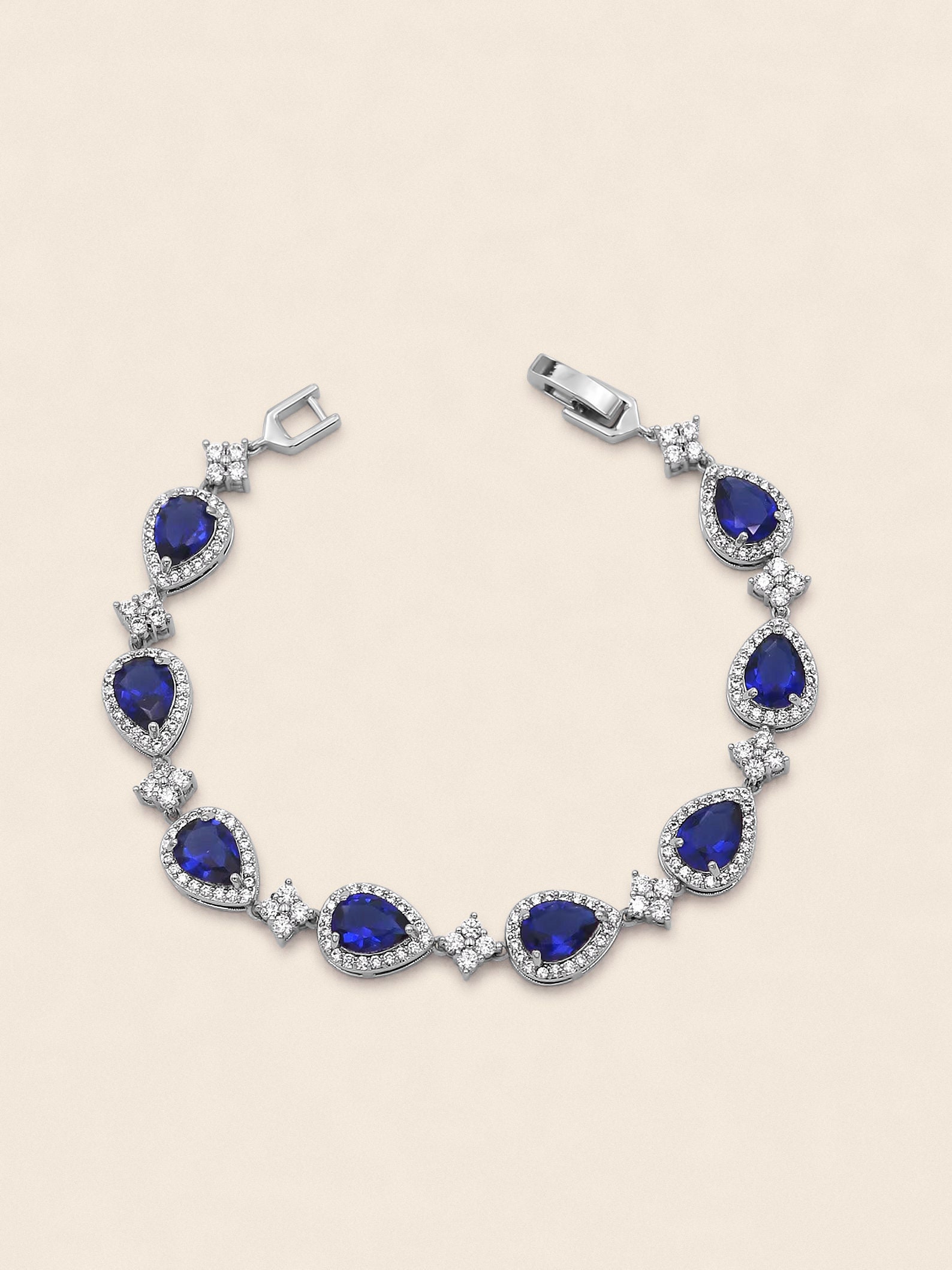 Blue Sapphire Bezel Bracelet, Dainty Sapphire Bracelet, 14K Blue Sapphire  Birthstone Bezel Bracelet, 14K Gold Gemstone Bracelet - Etsy