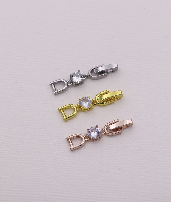 5x Bracelet Extender Clasp Fold Over Necklace Extenders Crystal