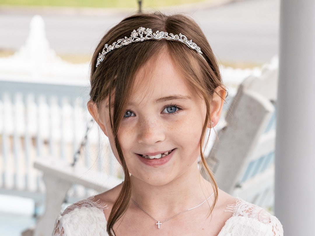 Flower Girl Crystal Tiara Crystal Tiara Wedding Headpiece Etsy