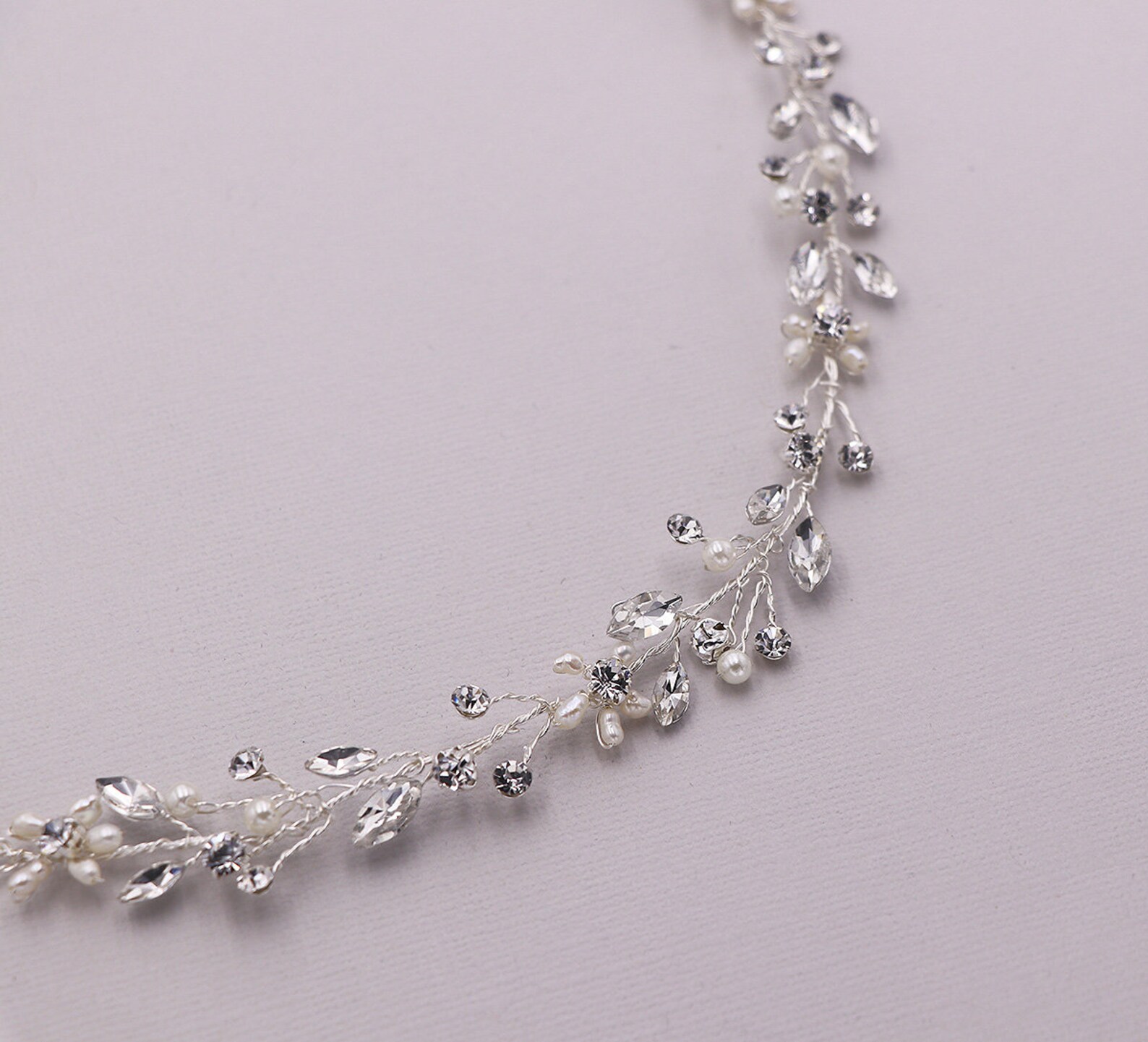 bridal vine headpiece