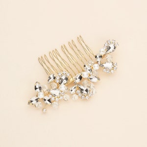 Crystal Bridal Comb, Rhinestone Comb, Bridal Comb Crystal, Wedding Crystal Hair Comb, Carla Crystal Comb image 10