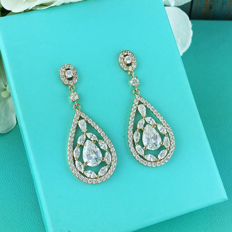 Savannah Silver Jewelry Set Wedding Earrings cubic zirconia necklace set bridal jewelry Bridal Jewelry Set Silver