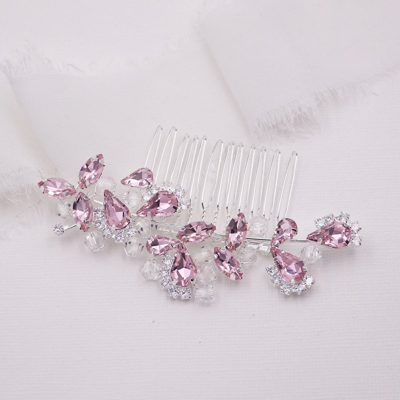 Pink Hair Comb - Etsy