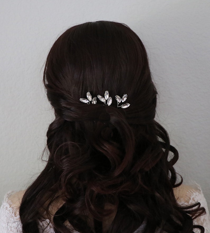 Rose Gold Wedding Hair Pin Bridal Hair Accessories Etsy