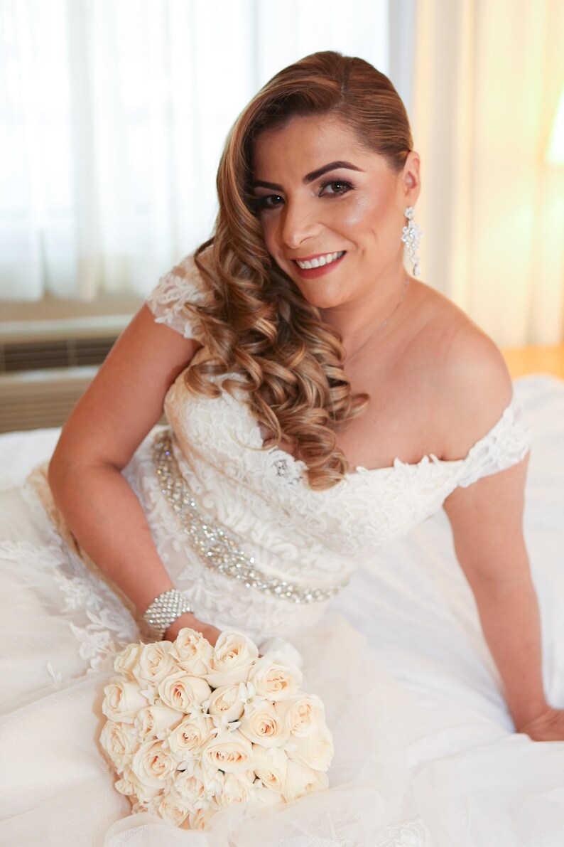 Rose Gold Bridal Sash Wedding Dress Belt Rhinestone Pearl - Etsy