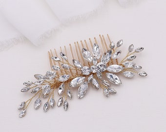 Wedding Comb Crystal, Wedding Hair Comb, Handmade Wedding Comb, Crystal Bridal Comb, Shayanne Crystal Hair Comb