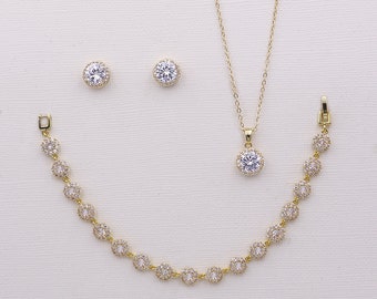 Gold Jewelry Set - Etsy