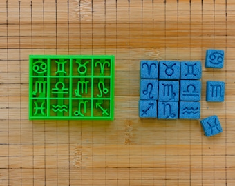 Zodiac Signs Cookie Cutters - All Twelve Zodiac Separated - Aries - Taurus - Gemini - Libra - Leo - Virgo