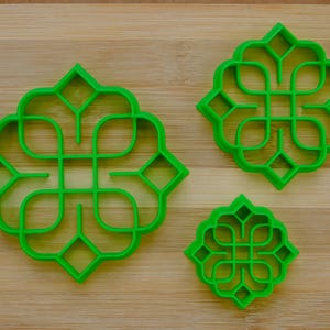 Fiore quadrato - Fiore grande - Fiore ornamentale - Pianta ornamentale - Taglierina biscotto