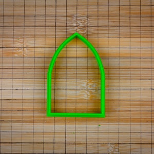 Gothic arch Gothic door Pointed Arch Ogival arch Gate with pointed crown Cookie cutter Multi-Size Medium 7.5cm, 3inch