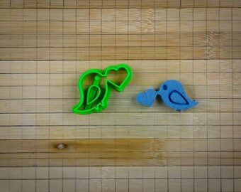 Bird with Heart - Little love bird - Cookie Cutter Multi-Size