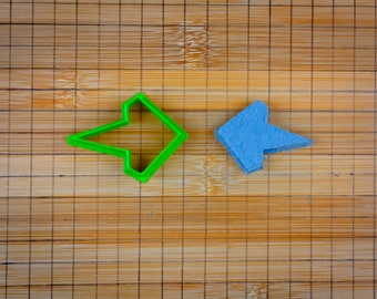 Tessellation Arrow Cookie Cutter - Pointer Symbol sign up down left right - Four in One