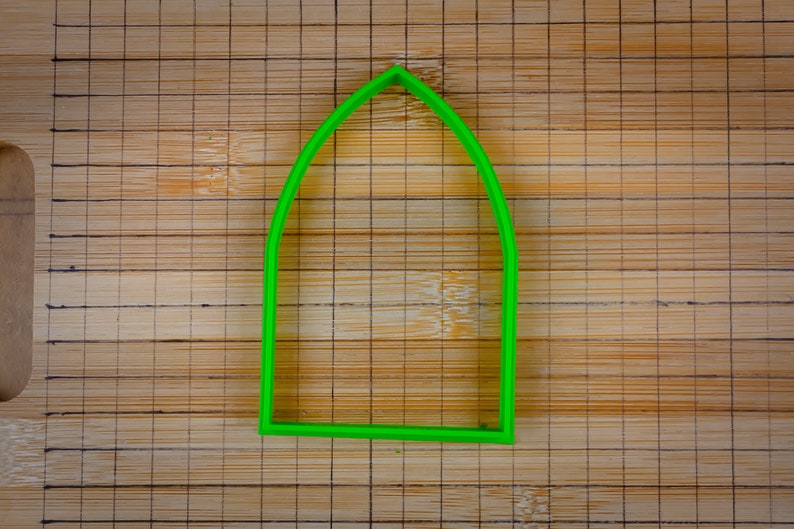 Gothic arch Gothic door Pointed Arch Ogival arch Gate with pointed crown Cookie cutter Multi-Size Large 10cm, 4inch