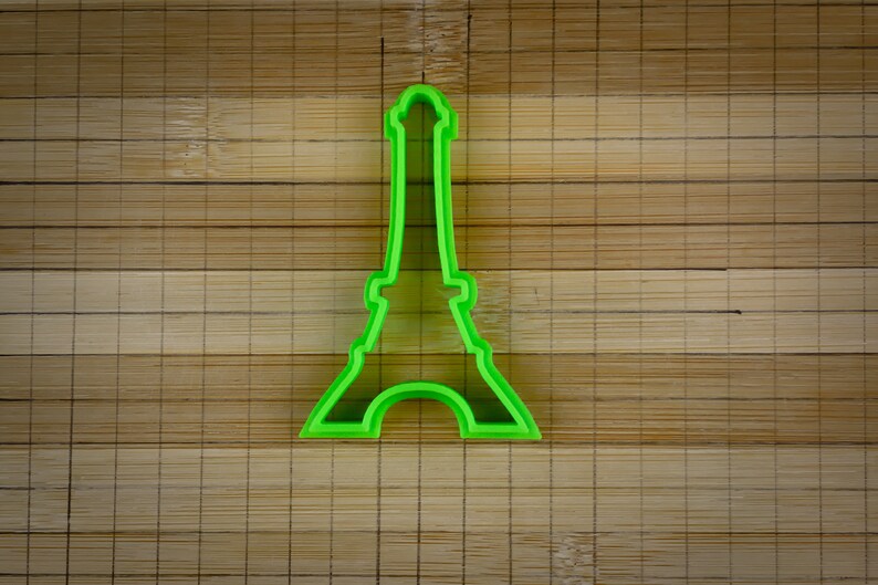 Eiffel Tower - Cultural icon of Paris France - Cookie Cutter Multi-Size Medium 7.5cm, 3inch
