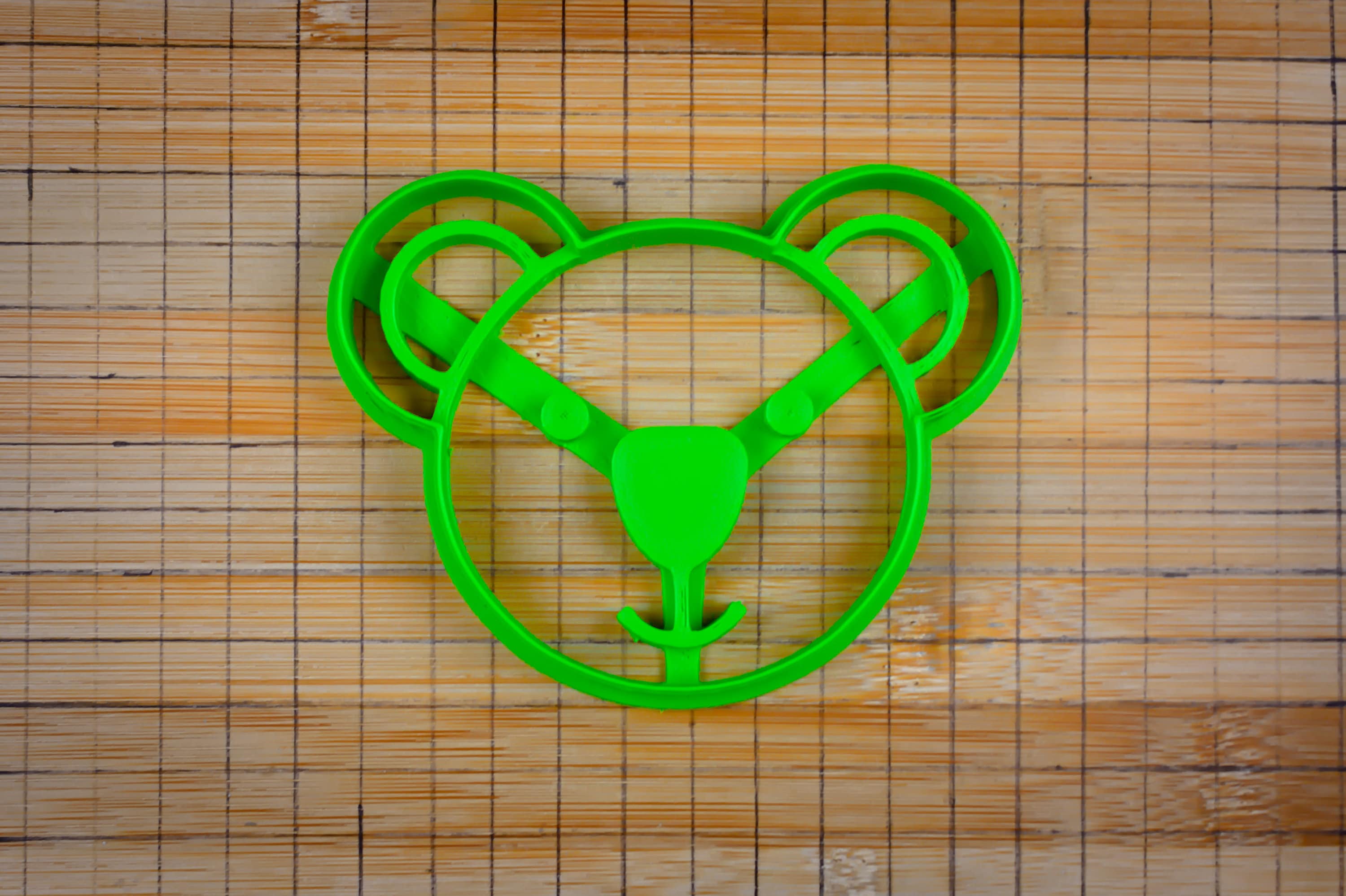 Koala Bear Cookie Cutter - Stainless Steel Animal Shape Baking Tool