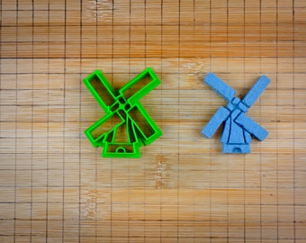 Windmill Cookie Cutter - Barn Mill Grain - Mill house - Baking Tool - Multi-Size