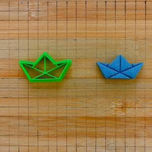 Paper boat - Little ship - Toy- Origami - Cookie cutter Multi-Size