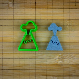 Active Volcano Mountain - Volcano eruption - Cookie cutter Multi-Size