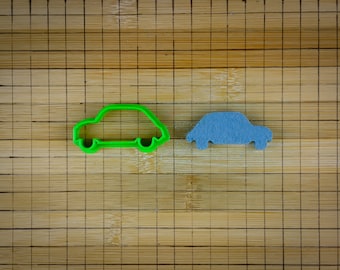 Small Car Cookie Cutter - Small Automobile - Italian Vehicle - Baking Tool - Multi-Size
