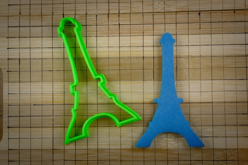 Eiffel Tower - Cultural icon of Paris France - Cookie Cutter Multi-Size image 8