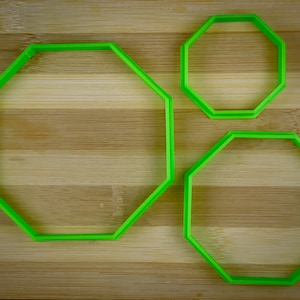 Octagon shape - Polygon geometric shape - Cookie Cutter Multi-Size