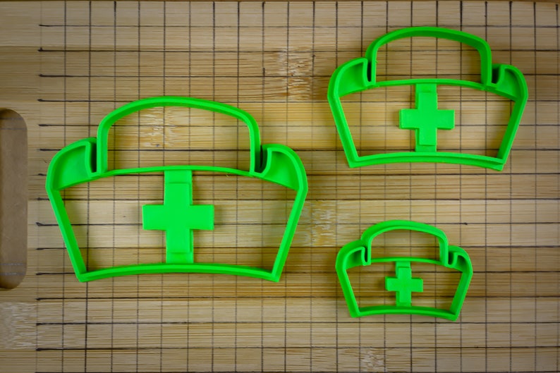 Nurse Hat Nurse Cap With Red Cross Cookie Cutter Etsy