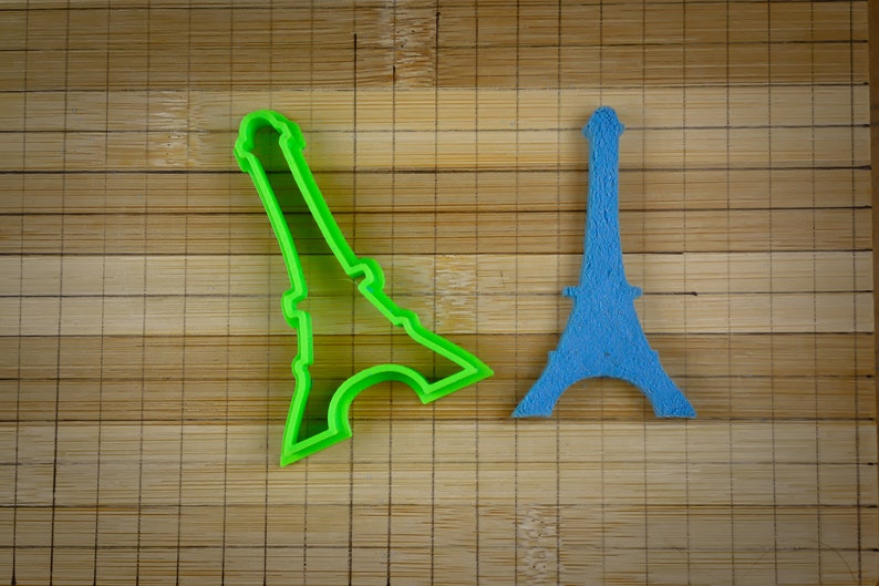 Eiffel Tower - Cultural icon of Paris France - Cookie Cutter Multi-Size image 9