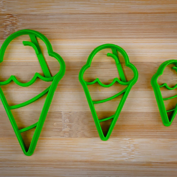 Ice cream cone - Maxi ice cream cone - Big Ice Cream Cone - Cookie Cutter Multi-Size