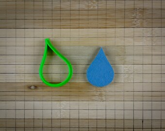 Gota de chuva - Gota - gota de chuva - Cortador de biscoitos multitamanho