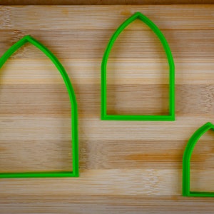 Gothic arch Gothic door Pointed Arch Ogival arch Gate with pointed crown Cookie cutter Multi-Size image 1