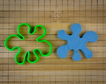 Paint Blob Cookie Cutter - Ink Splash - Choco Splash - Chocolate Drop - Biscuit Mold - Baking Tool