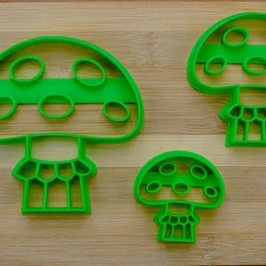 Fungo 3D - Fungo di bosco rosso - Taglierina biscotto