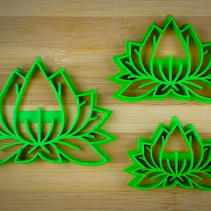 Lotus plant - Indian Lotus - Lotus flower - Sacred lotus - Cookie cutter Multi-Size