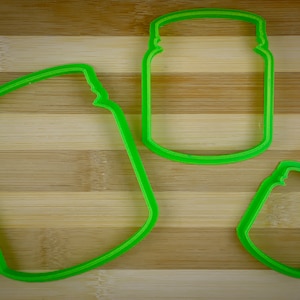 Delicious Jam Jar - Storage jar - Food jar - Glass jar - Cookie cutter Multi-Size