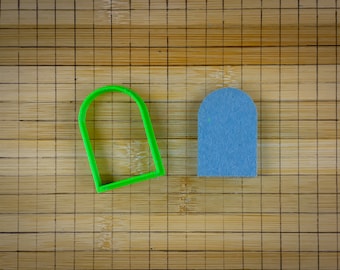 Arched Gate Cookie Cutter - Stone Made Door Window - Castle Temple - Archeology History - Biscuit Mold