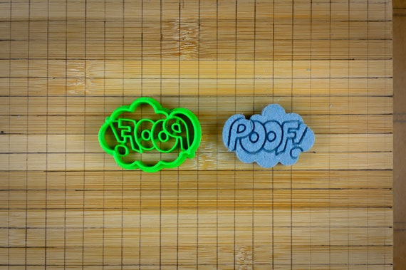 POOF! Cartoon vanish - Disappear sound - Vanish effect - Cookie cutter Multi-Size