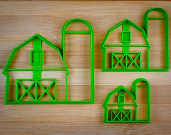 Farm - Barn Silo - Barn - Agricultural building - House - Farm - Cookie cutter Multi-Size