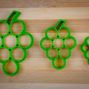 Grapes - Bunch of grapes - Red grapes - White grapes - Cookie Cutter Multi-Size