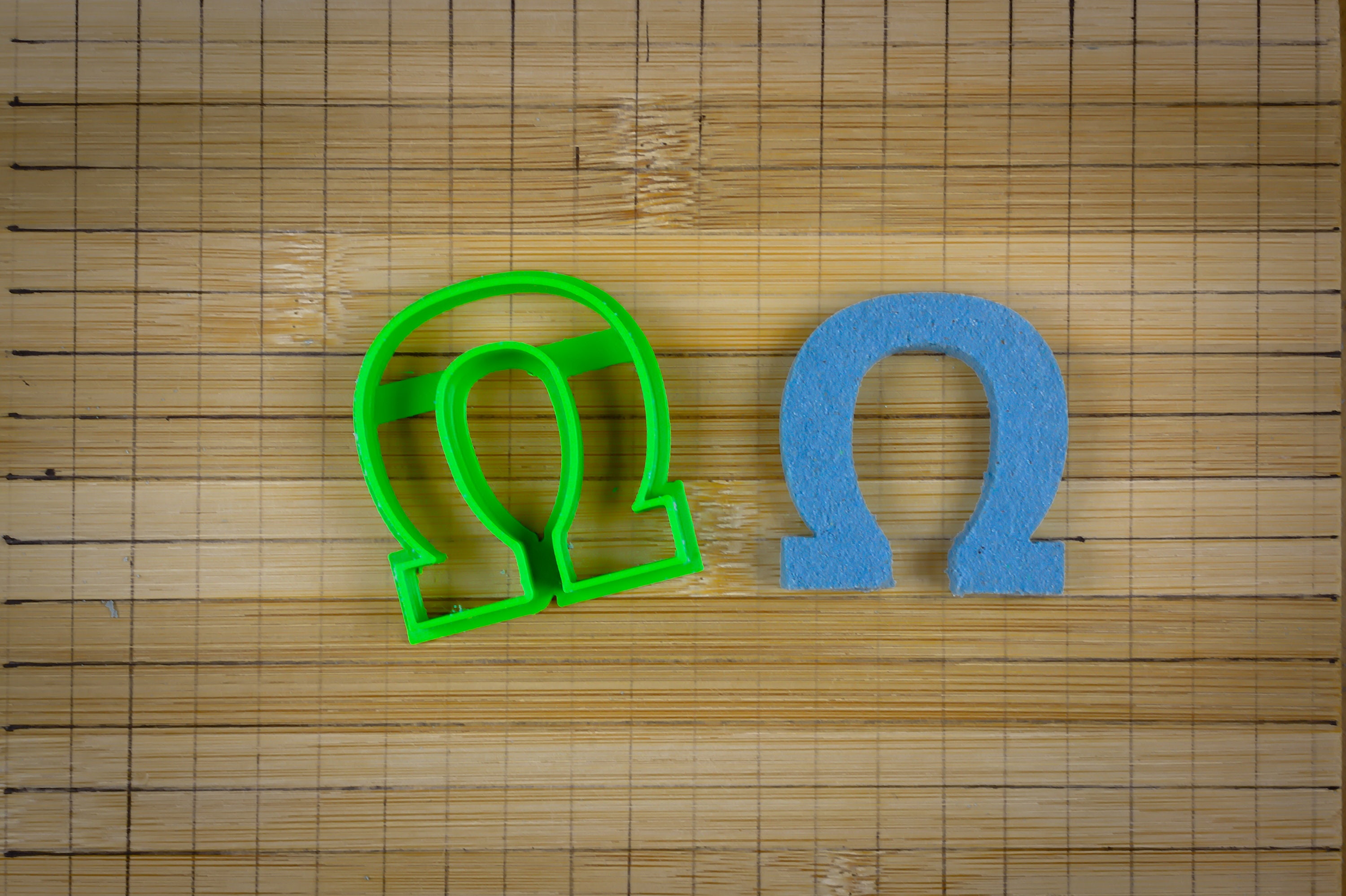 Omega-letter - Grieks Omega-symbool - Omega-teken - Koekjesuitsteker, meerdere maten