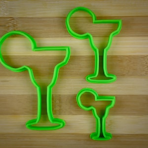 Margarita glass - margarita cocktail  -  Cookie Cutter Multi-Size