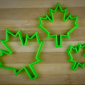 Kanadischer Ahorn - Kanadisches Flaggensymbol - Maple Leaf - Ausstecher Multi-Size