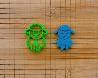 Sheep Cookie Cutter - Lamb Biscuit Mold - Animal Farm Baking Tool - Multi-Size