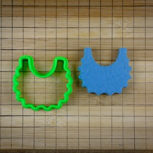 Baby Bib Cookie Cutter - Saubere Fütterung Kleidungsstück - Säuglinge füttern - Keks Mould Bild 1