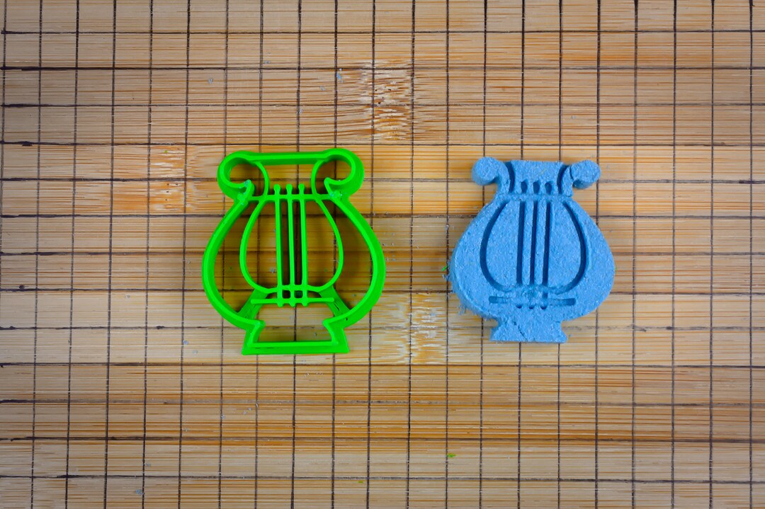Lyre Cookie Cutter - Stringed Musical Antique Greek Instrument - Yoke ...