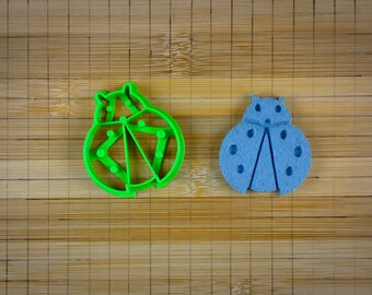 Ladybug - Ladybird beetle - Lady beetle - Seven spotted love bug - Fortune insect - Cookie Cutter Multi-Size