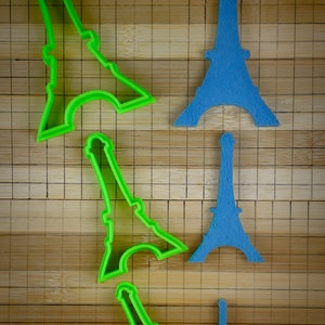 Eiffel Tower - Cultural icon of Paris France - Cookie Cutter Multi-Size image 7